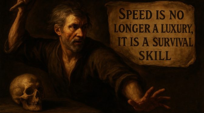 Viteza nu mai e un lux. E o abilitate de supraviețuire.